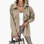 Women’s Jacket with Buttons and Chest Pockets - Image 5