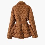 Down Coat with Belt for Women – Elegant & Warm - Image 2