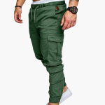 Men's Cargo Jogger Pants - Comfortable Leisure Pants - Image 3
