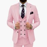 Men's Three-Piece Suit with Slim Fit for All Seasons - Image 5