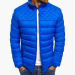 Elegant Padded Jacket - Men's Winter Jacket with Zipper - Image 3