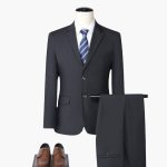Elegant Slim Fit Suit - Men's Outfit for Festive Events - Image 2