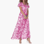 Maxi Dress for Women – Floral Summer Dress Light and Airy - Image 3