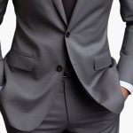Men's Suit with Single-Breasted Jacket and Slim Fit - Image 3
