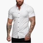 Slim Fit Short Sleeve Shirt for Men – Slim Fit Style - Image 3