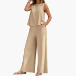 Comfortable Two-Piece Set for Women - Summer Casual Style - Image 3