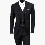 Elegant Slim Fit Suit - Modern Look for Men at Weddings