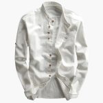 Stand Collar Shirt for Men - Minimalistic, Elegant & Casual