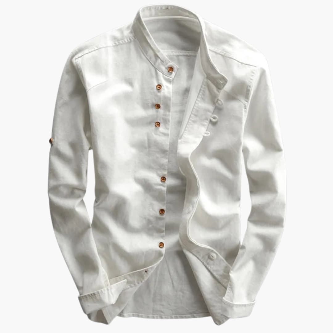 3_7_e64a534d-3e5a-4bd3-a637-188746f6f709.jpg Stand Collar Shirt for Men - Minimalistic, Elegant & Casual - Image 1