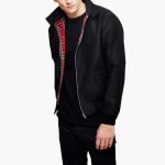 Ribbed Cuff Harrington Jacket for Men - Image 5