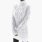 Turtleneck Knit Sweater for Women – Elegant, Soft Top - Image 3