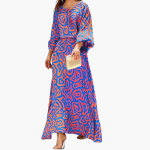 Women's Maxi Dress with Print – Boho & Summer Dress Style - Image 3