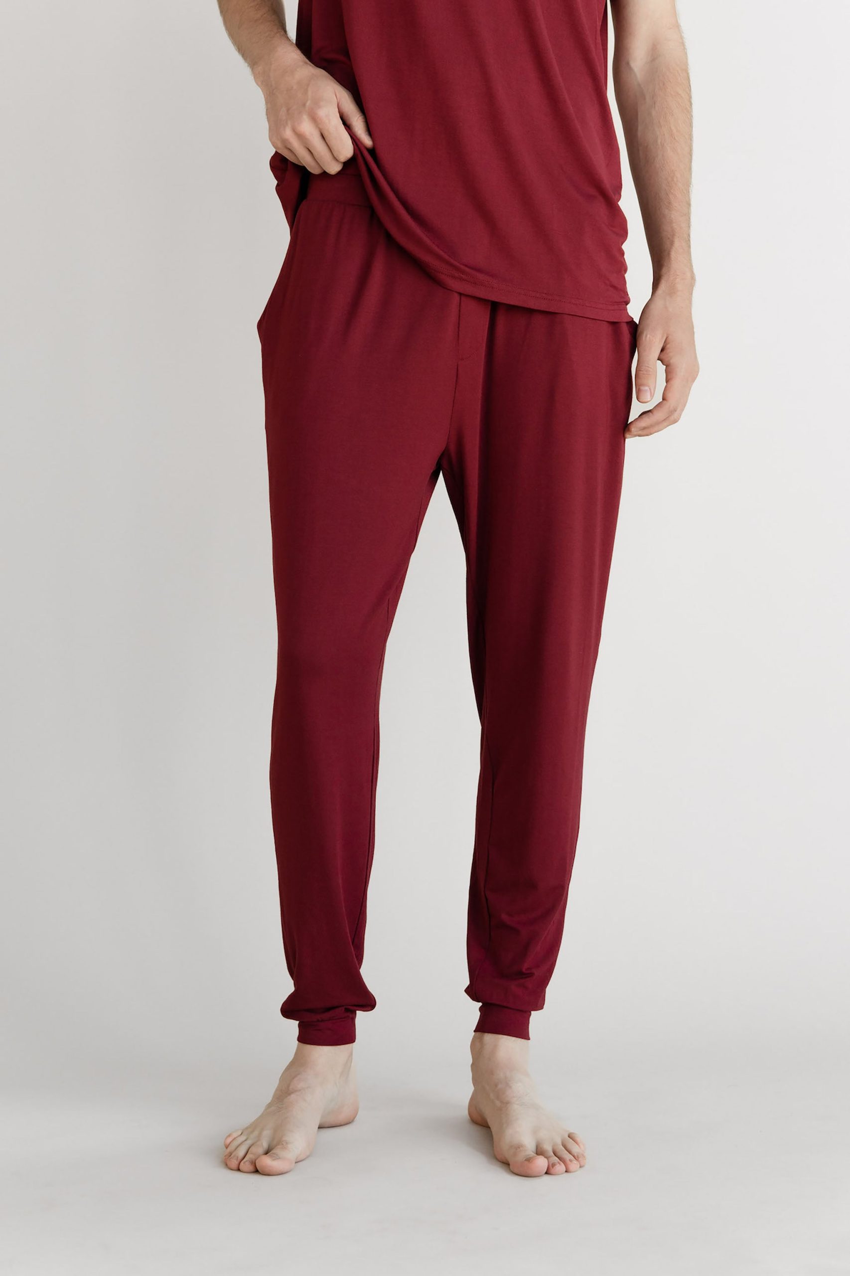 3_914A7200.jpg Men's Bamboo Stretch-Knit Pajama Jogger - Last Chance - Image 1