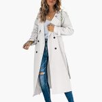 Women’s Trench Coat with Button Placket - Image 5