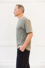 Men's Brushed Bamboo Raglan Tee - Last Chance - Image 9