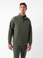 Men's Brushed Bamboo Quilted Snap Pullover - Last Chance - Image 19