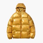 Shiny Men's Puffer Jacket with Hood – Warm & Modern - Image 3