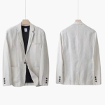 Light Summer Men's Suit – Blazer with Matching Pants - Image 3