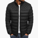 Men's Puffer Jacket – Warm Quilted Jacket for Winter - Image 3