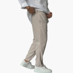 Men's High-Waisted Wide-Leg Trousers - Image 3