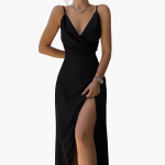 Evening Maxi Dress with Slit for Women – Elegant & Sexy Look