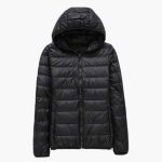 Women’s Quilted Jacket with Hood - Image 2