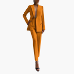Women's Two-Piece Suit with Blazer and Slim-Fit Pants - Image 13