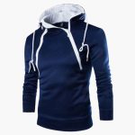 Men's Hoodie with Zipper at the Neck and Adjustable Fit - Image 4
