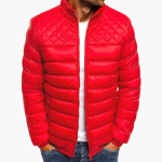 Elegant Padded Jacket - Men's Winter Jacket with Zipper - Image 4