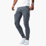 Men’s Cargo Jeans with Stretch and Pockets - Image 2