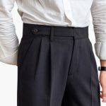 Men's Pleated Trousers – Classically Cut Pleated Pants - Image 6