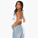 Lace One Shoulder Top for Women – Asymmetrical Trend Look - Image 4