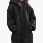 Women’s Hooded Cardigan with Long Cut - Image 4