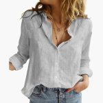 Elegant Long Sleeve Shirt for Women - Classic & Versatile