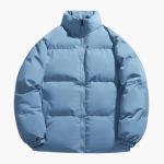 Men’s Quilted Winter Jacket with Zipper - Image 5