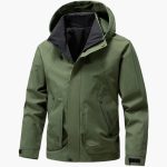 Men's Ski Jacket with Hood and Zipper - Image 3