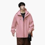 Men's Zip-Up Hoodie with Elastic Hem - Image 10