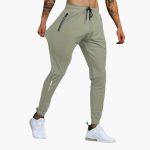 Men's Training Pants with Elastic Waistband and Zipper Pockets - Image 5
