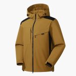 Men's Ski Jacket with Hood and Zipper Pockets - Image 4