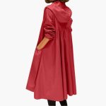 Women’s Hooded Trench Coat with Zipper - Image 4