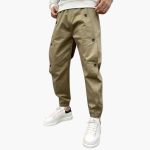 Men's Summer Pants with Button Placket and Elastic Cuffs - Image 4
