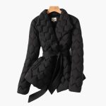 Down Coat with Belt for Women – Elegant & Warm - Image 6