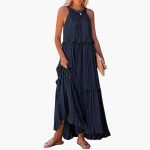 Maxi Dress Layers - Ruffle Dress for Women, Elegant & Airy - Image 24