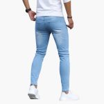 Men's Skinny Jeans with Slim Fit and Tapered Legs - Image 2
