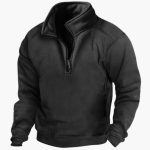Men’s Fleece Pullover with Half-Zip Neckline - Image 4