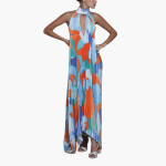 Pleated Dress for Women – Summery, with Floral Pattern - Image 4