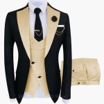 Men's Suit with Vest and Long-Sleeved Blazer - Image 5