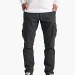 Men's Summer Cargo Pants with Pockets and Adjustable Waist - Image 5