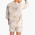 Men's Summer Set with Lace Neckline and Shorts - Image 4