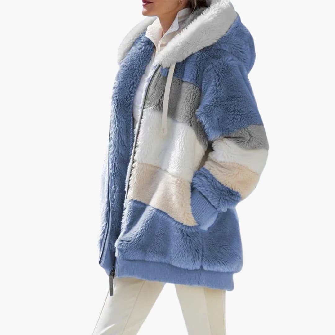 4_5_ca6b77c9-fa29-468c-a57b-5dfca267f0e3.jpg Women's Jacket with Hood and Zipper - Image 1